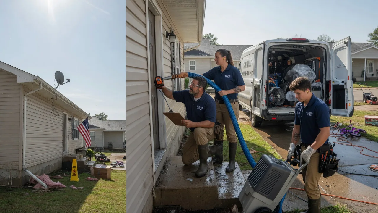 Ceiling Water Damage Restoration in Martin, OH near me